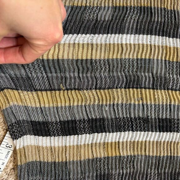 Ladies Echo Brand Ribbed Lightweight Striped Infinity Scarf - Picture 9 of 9